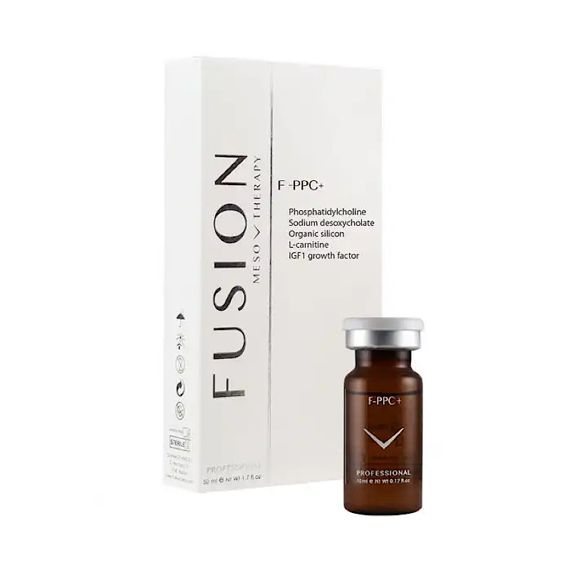 کوکتل مزوتراپی لاغری و رفع افتادگی فیوژن +F-PPC حجم 10 میلی لیتر